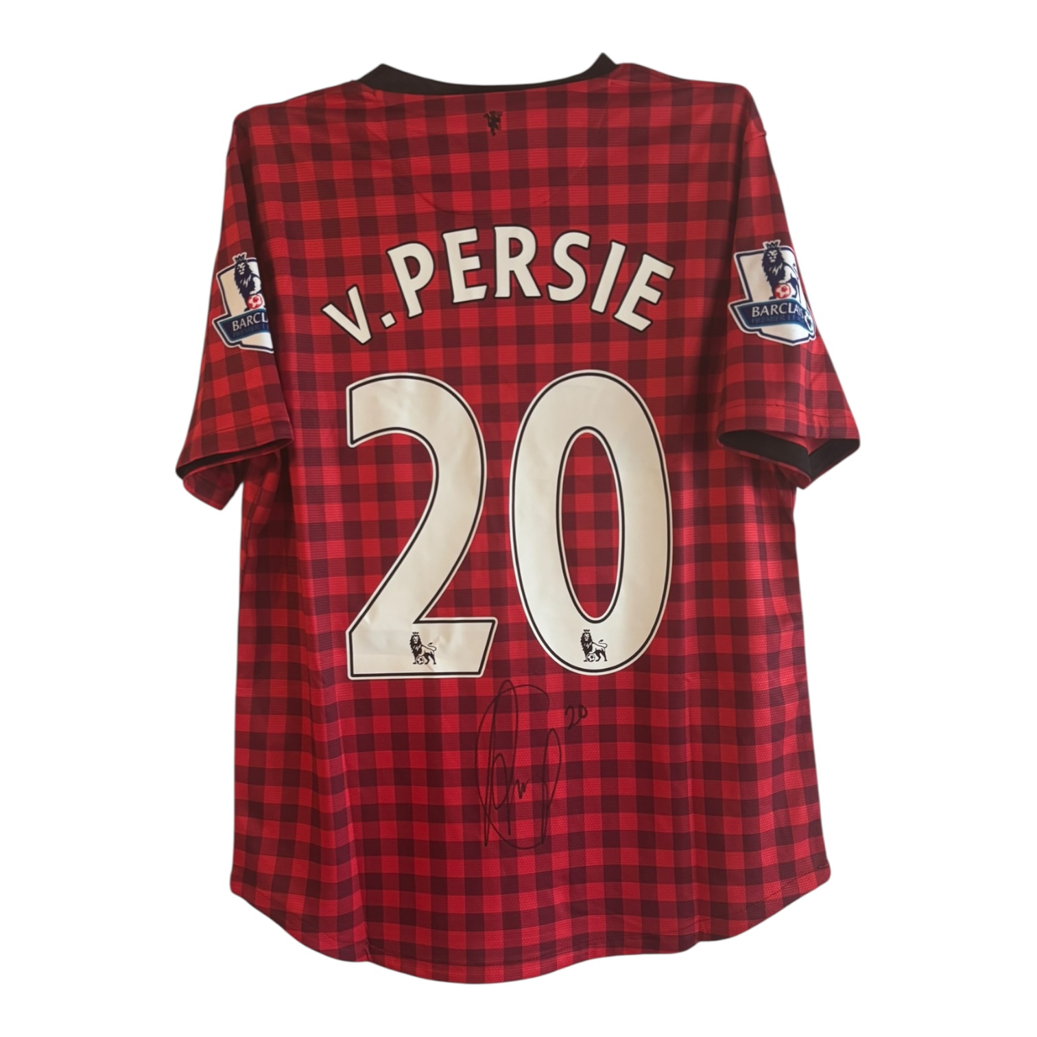 Maillot De Football SIGNÉ Par Robin Van Persie - Original, Preuve D'authenticité, Taille Homme 12/13