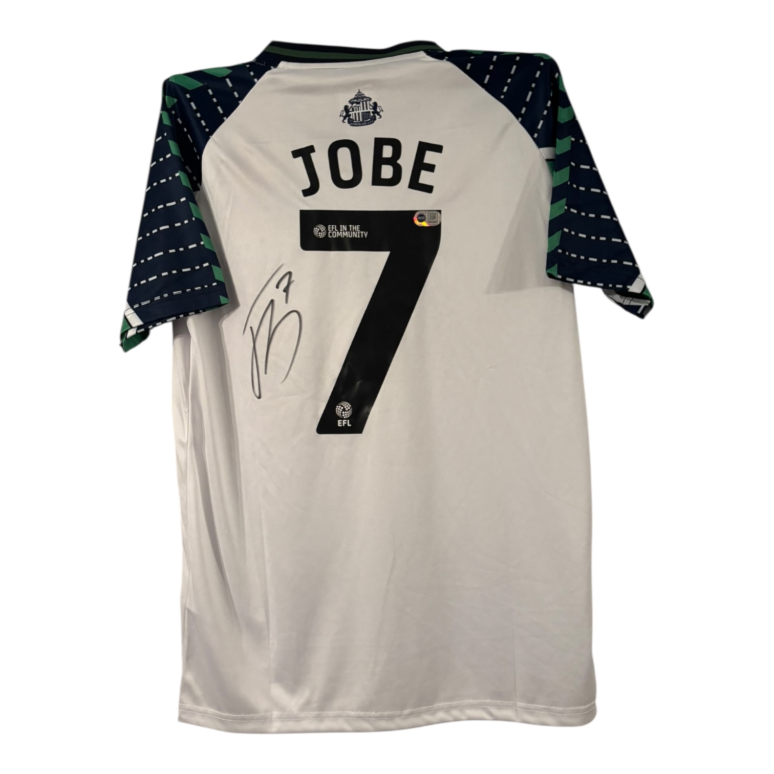 Maillot Domicile Sunderland Signé Jobe Bellingham - Saison 2024-25, Authentique, Collector